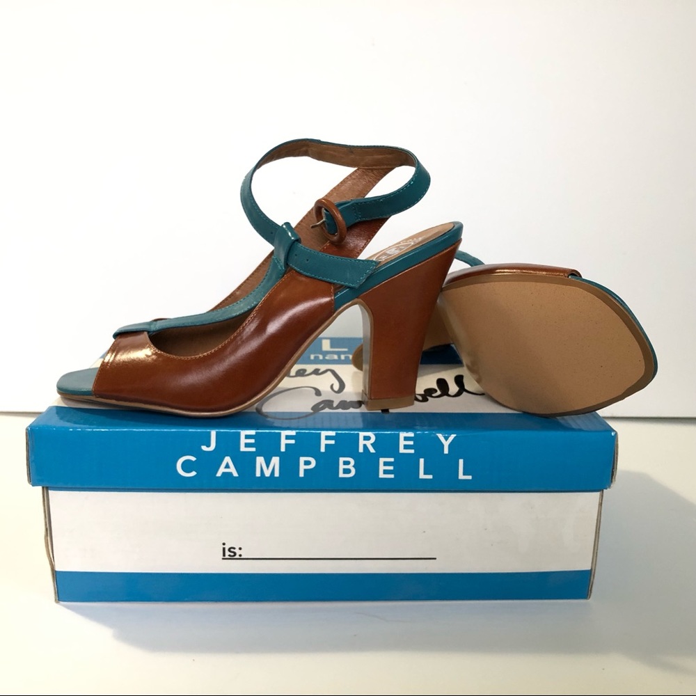 Jeffrey Campbell Mrano 2 t-strap sling heels - 7.5